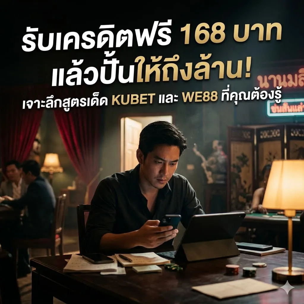 เจาะลึก KUBET เครดิต ฟรี 168 บาท: จุดเริ่มต้นสู่พอร์ตเงินล้าน