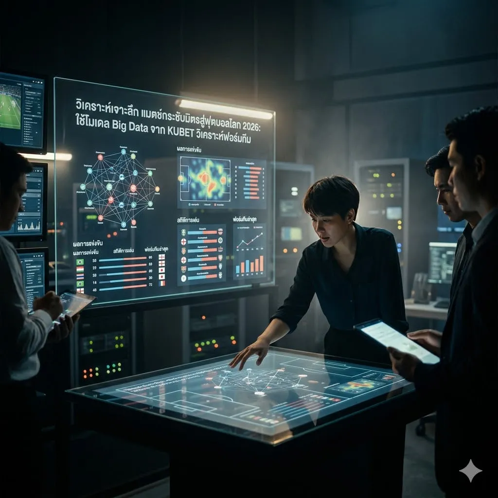 พลิกโฉมการวิเคราะห์บอลด้วยโมเดล Big Data จาก KUBET